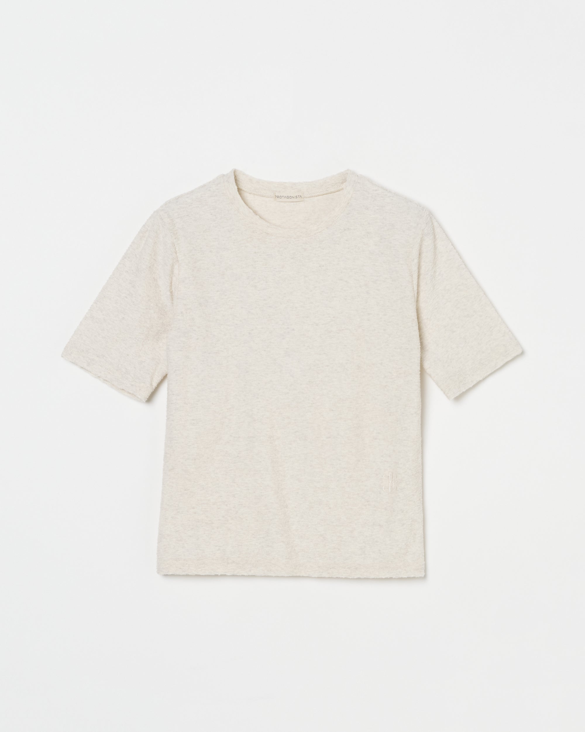 Embroidered Pile T-Shirt