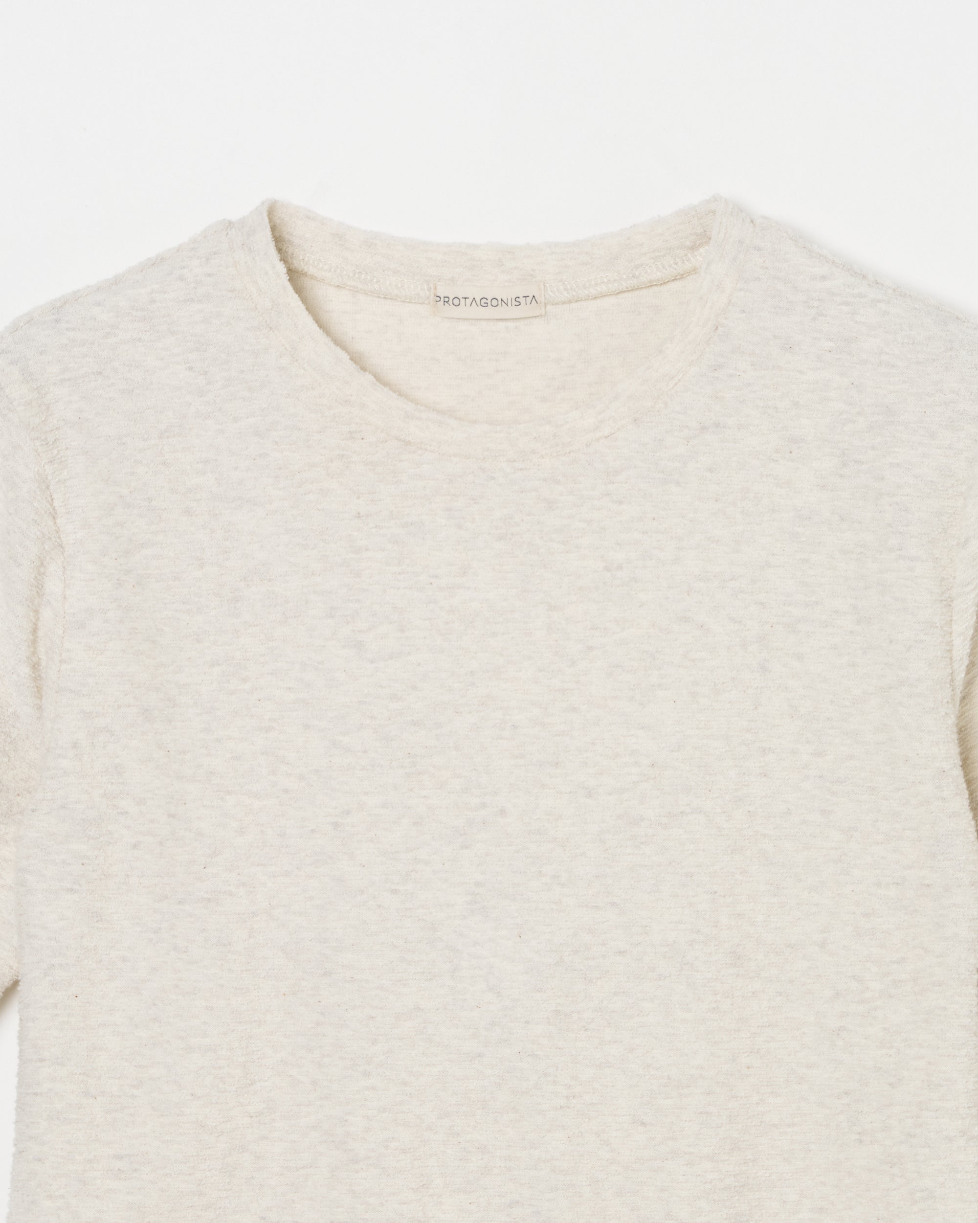 Embroidered Pile T-Shirt