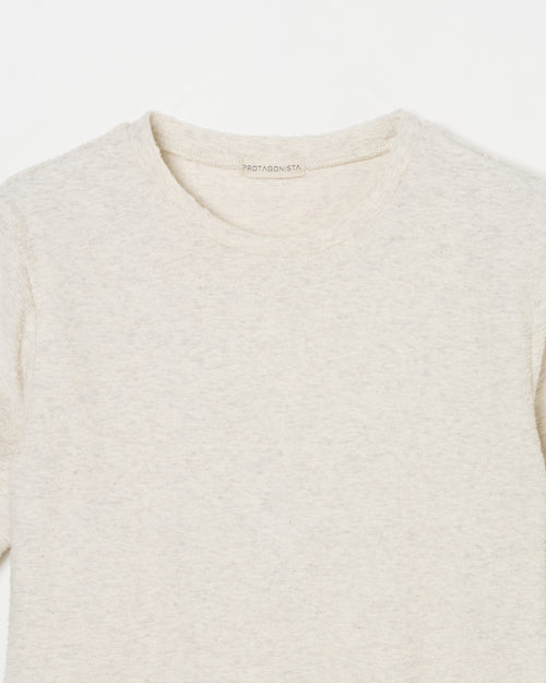 Embroidered Pile T-Shirt