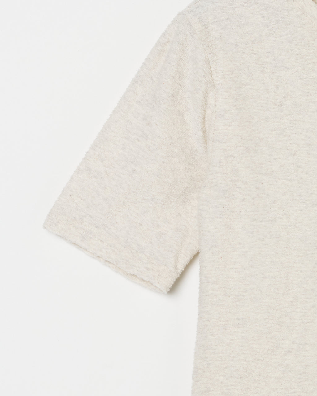 Embroidered Pile T-Shirt