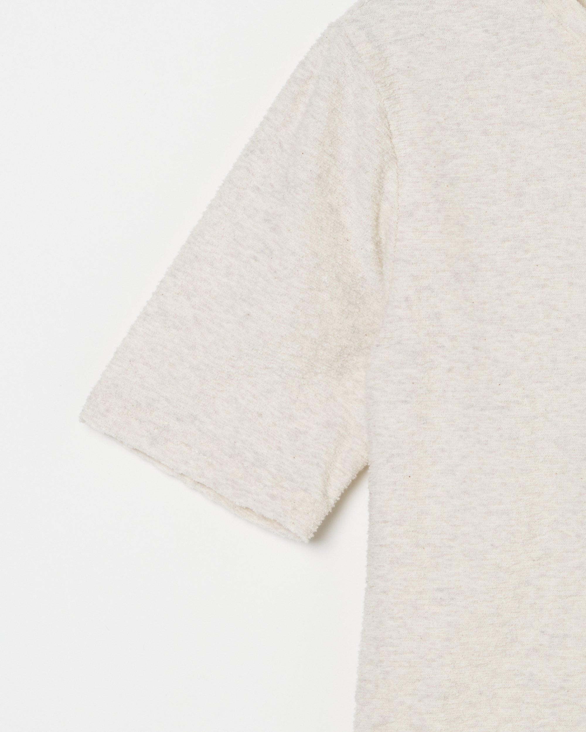 Embroidered Pile T-Shirt