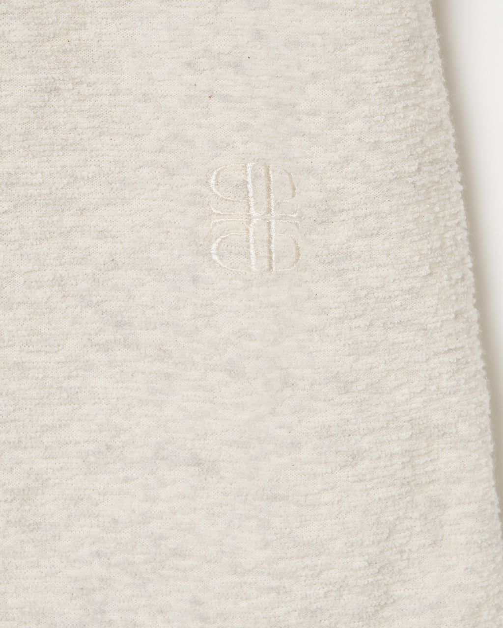 Embroidered Pile T-Shirt