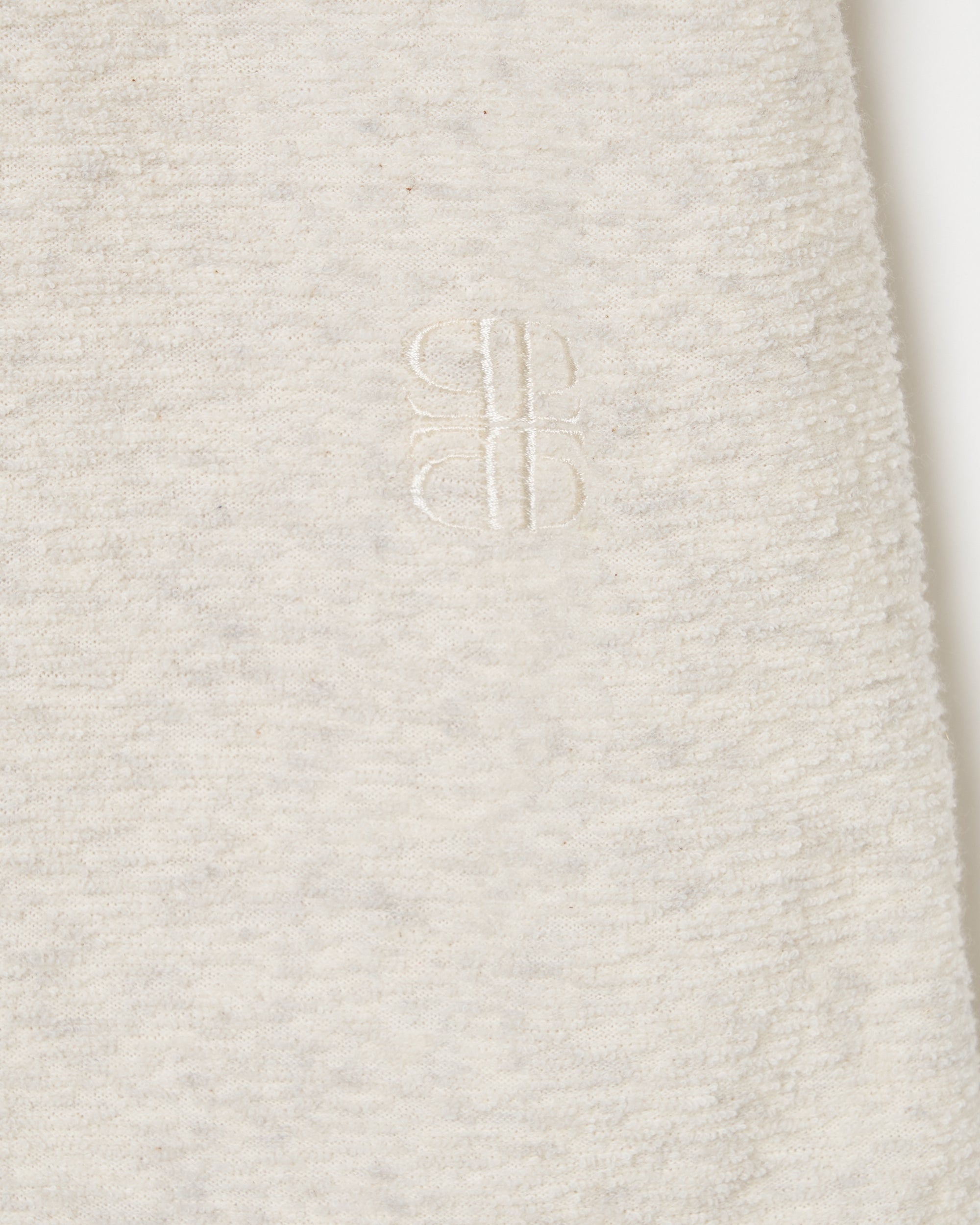 Embroidered Pile T-Shirt