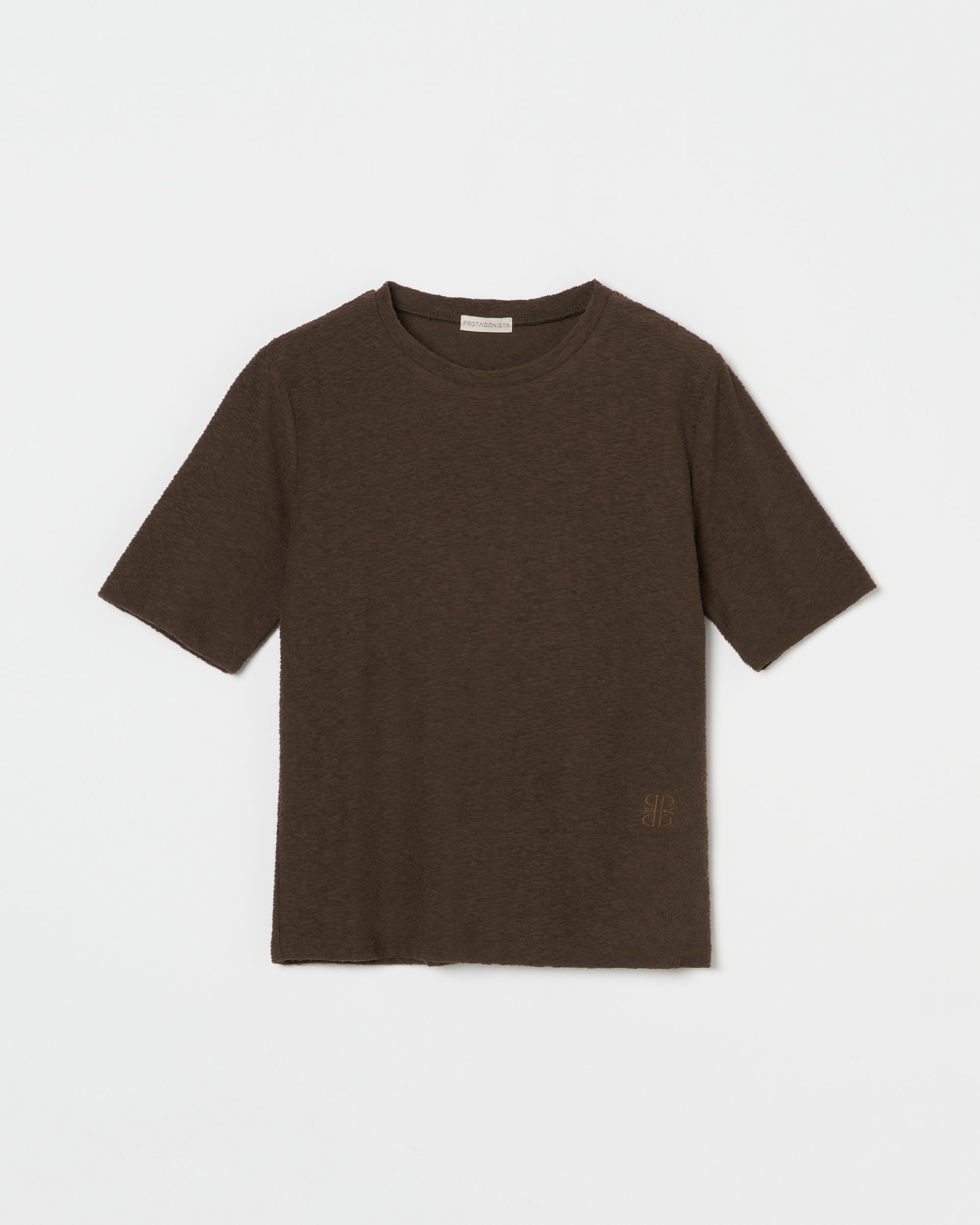 Embroidered Pile T-Shirt