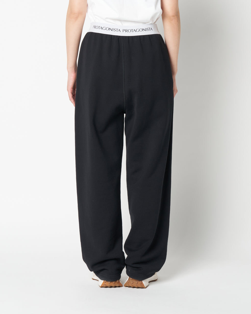Waist logo sweat pants