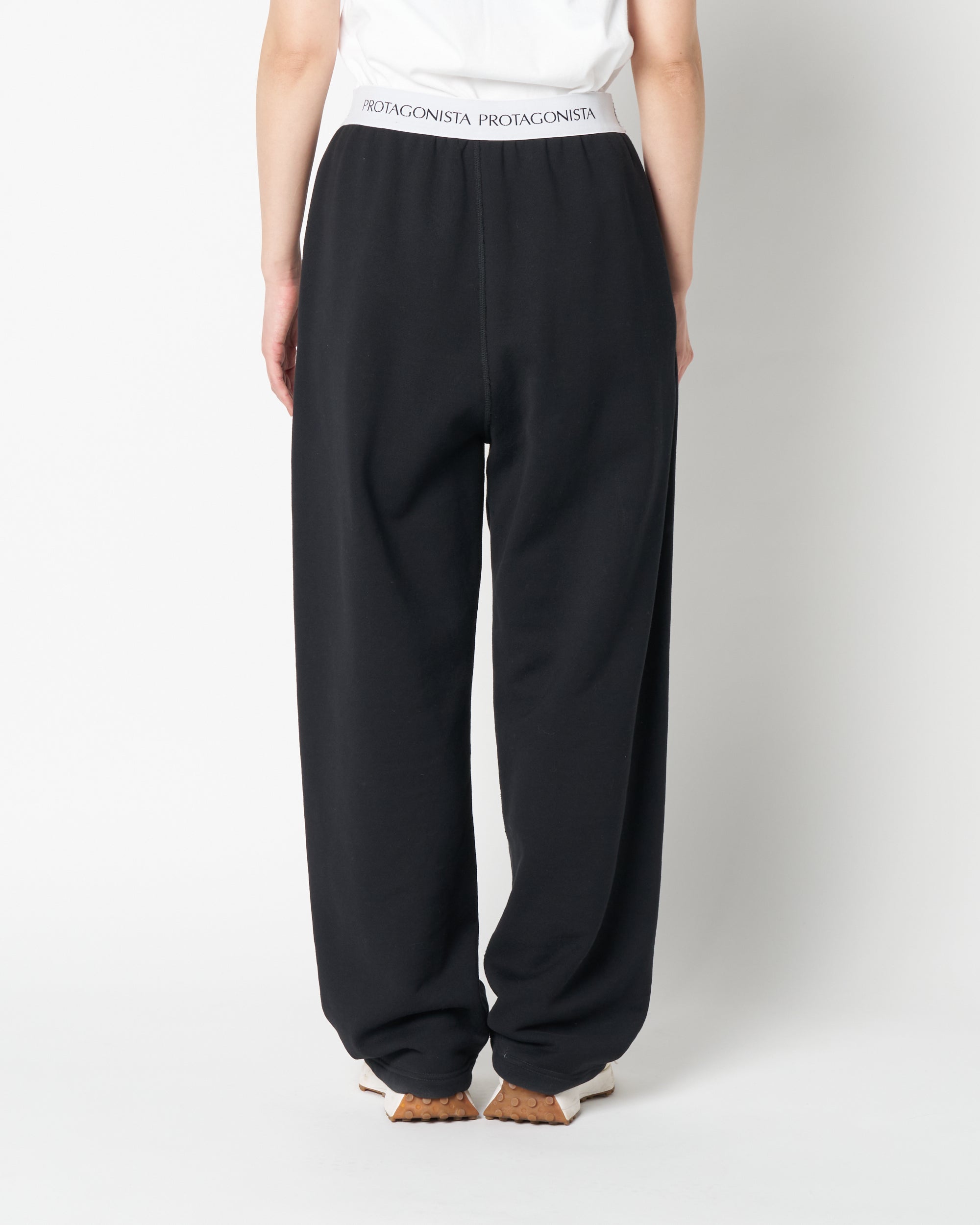 Waist logo sweat pants