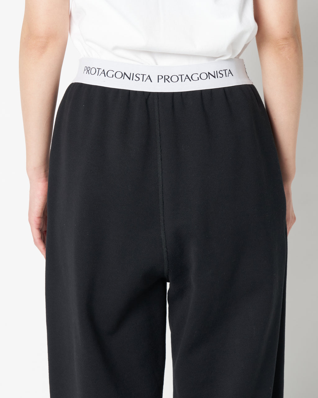 Waist logo sweat pants