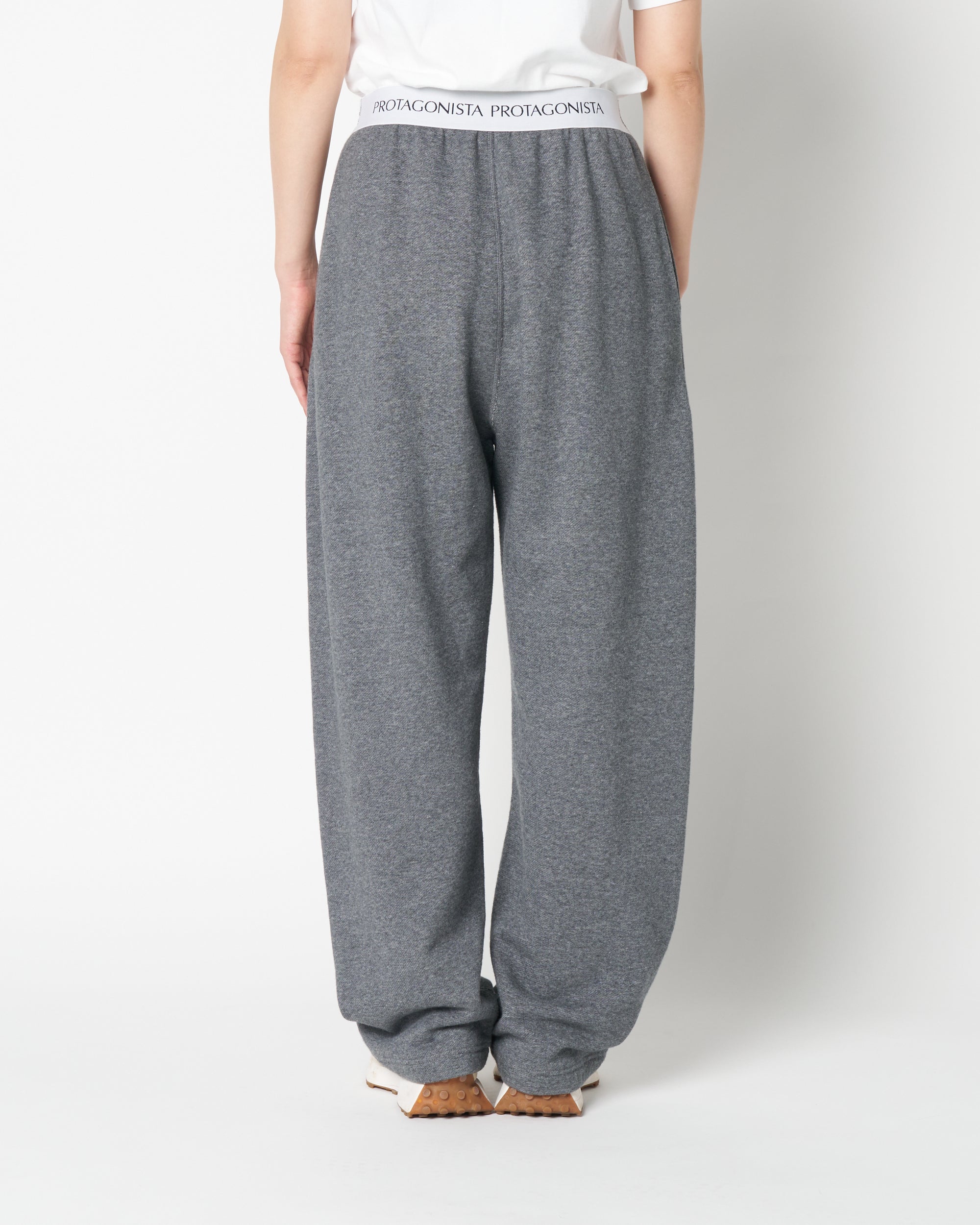 Waist logo sweat pants