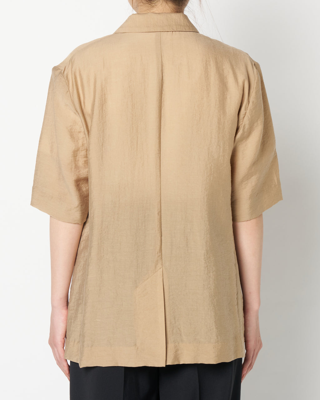 Sheer half sleeve jacket