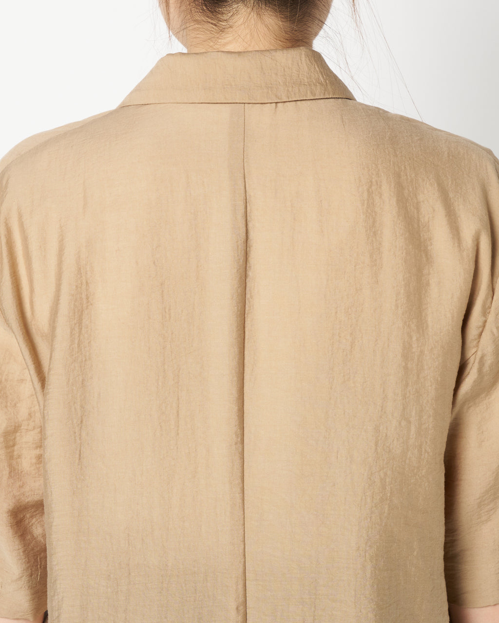 Sheer half sleeve jacket