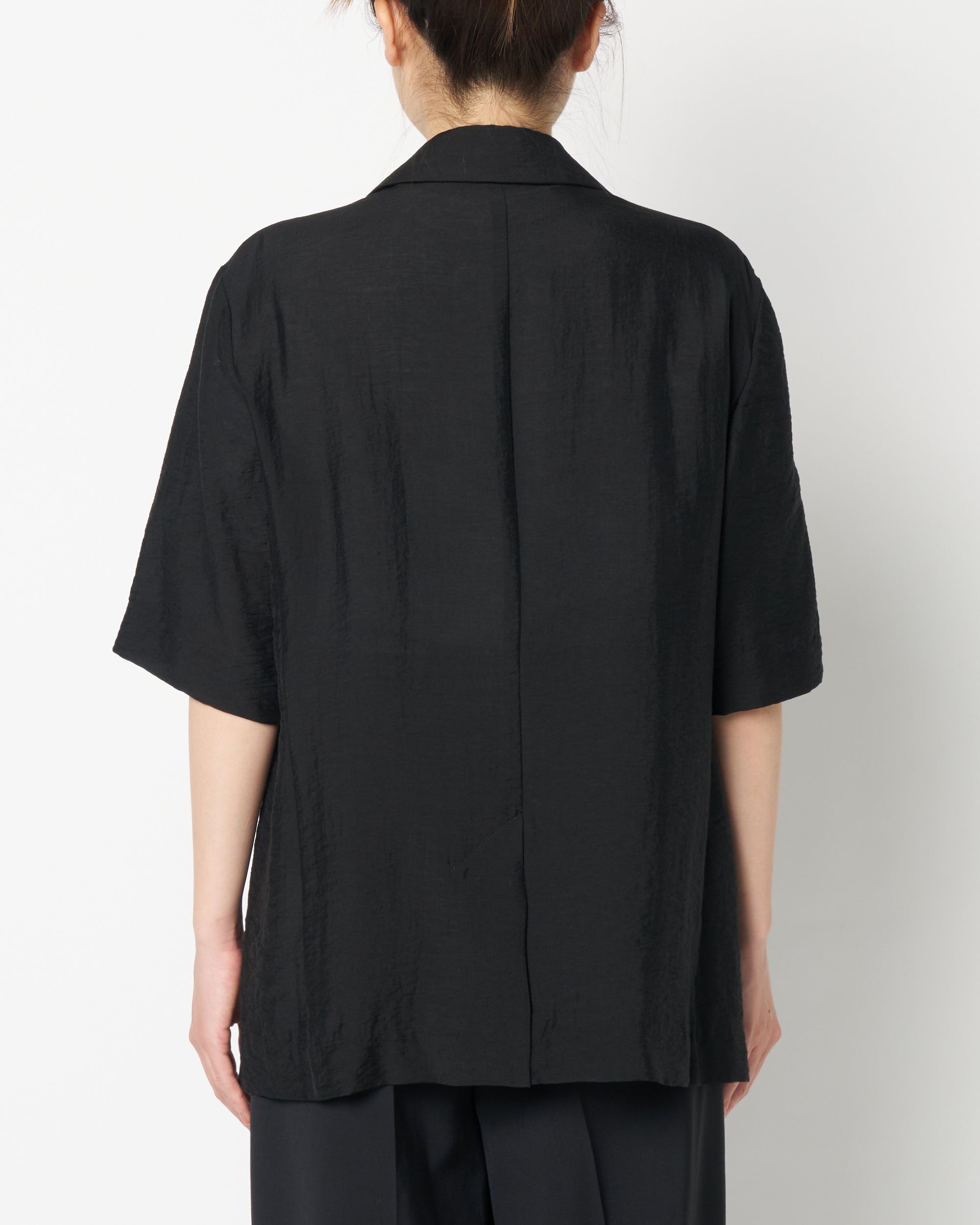 Sheer half sleeve jacket