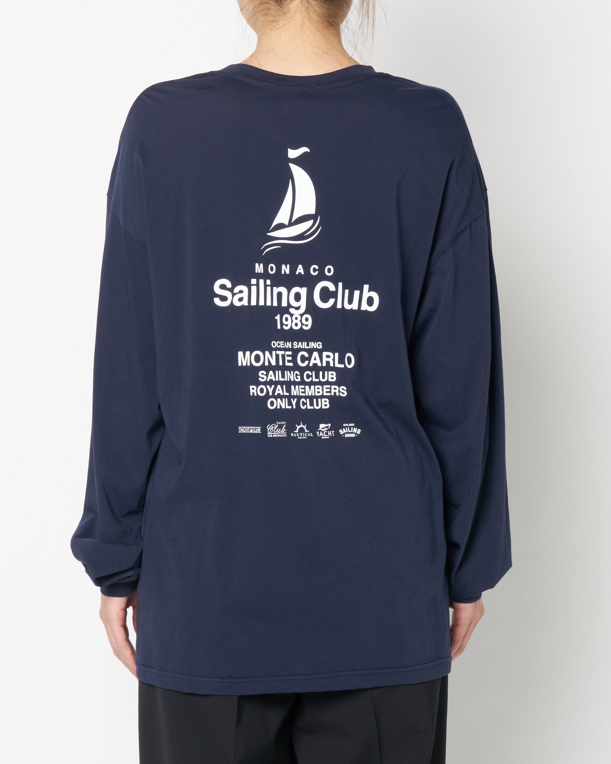 "Sailing Club" long sleeve tee
