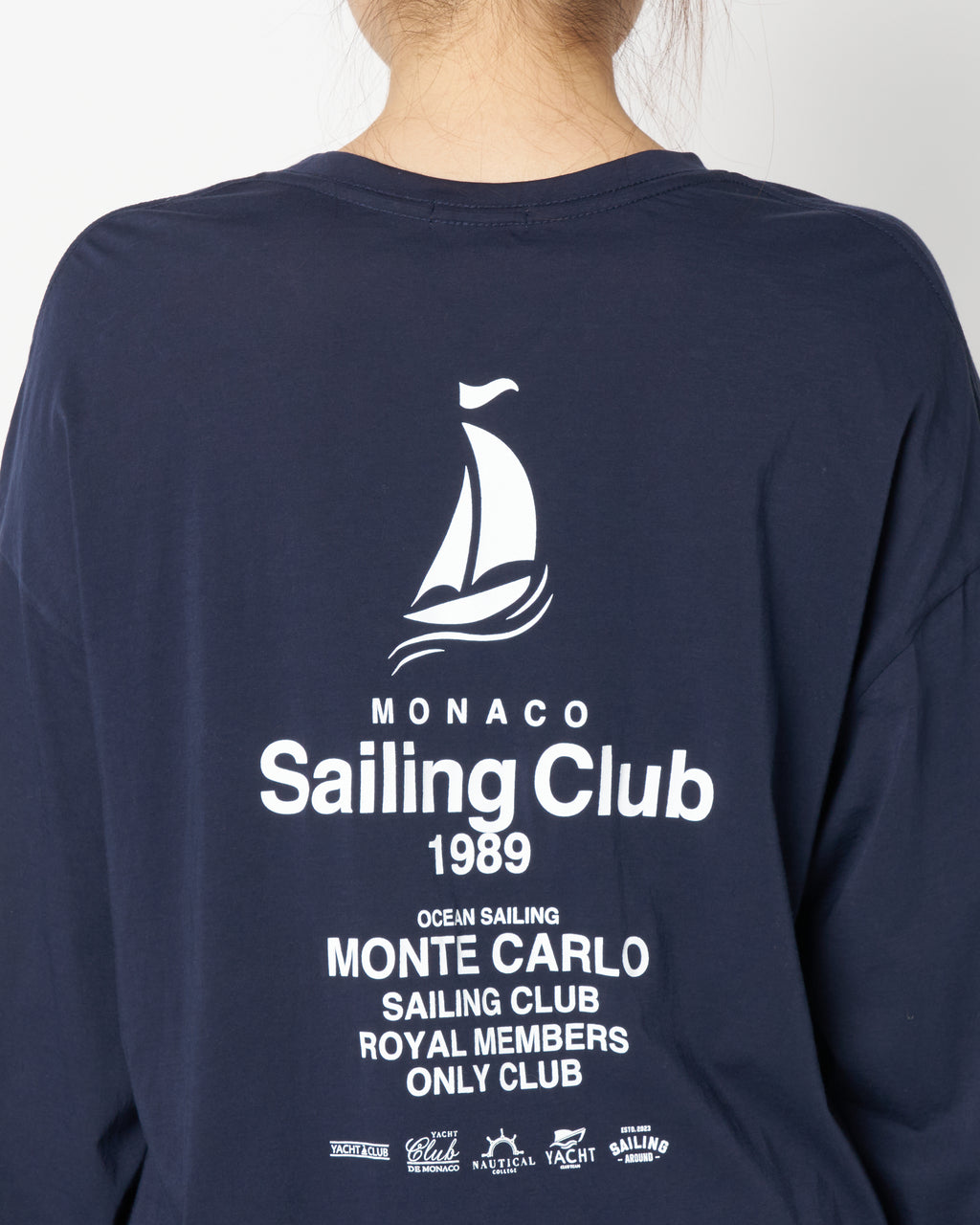 "Sailing Club" long sleeve tee