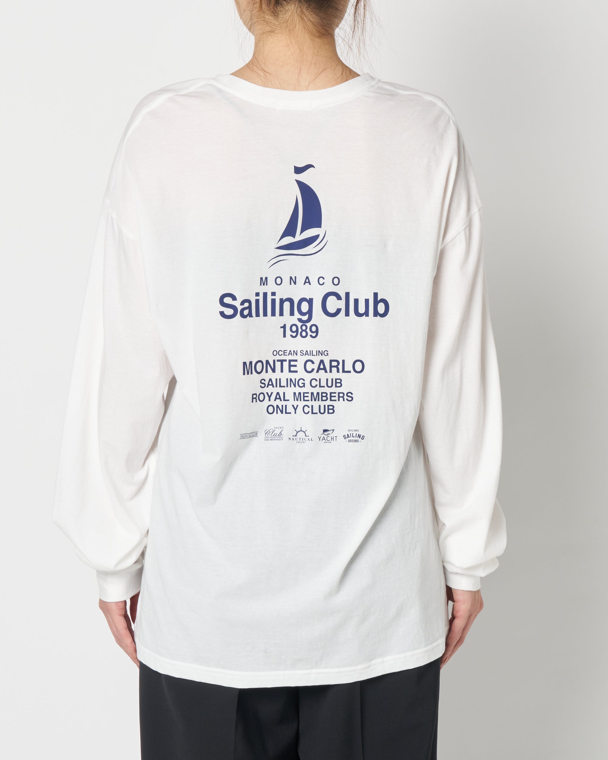 "Sailing Club" long sleeve tee