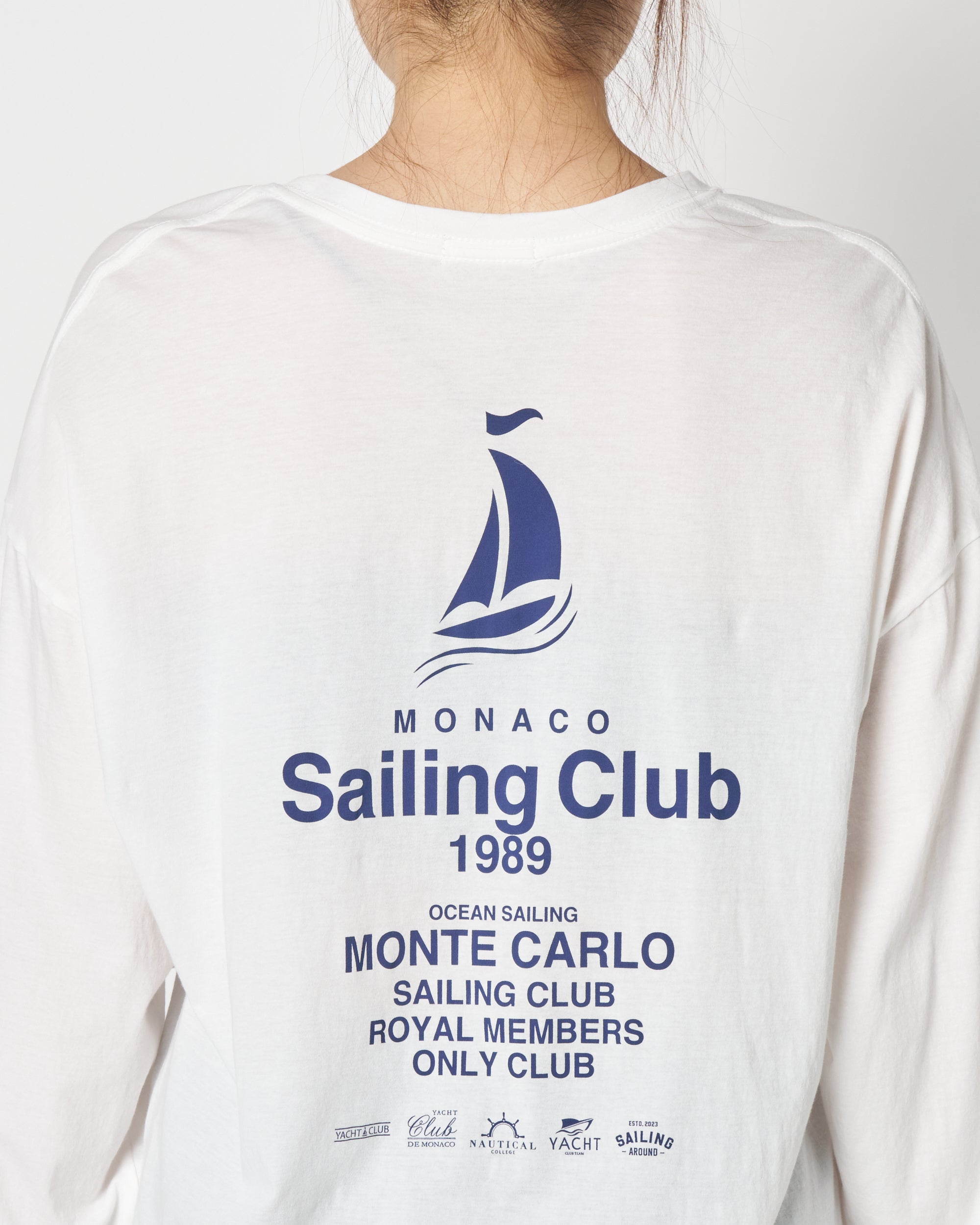 "Sailing Club" long sleeve tee