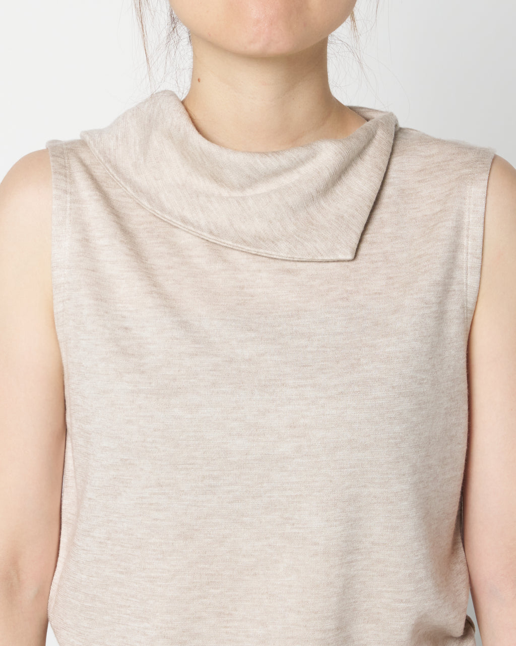 Asymmetrical Collar Top