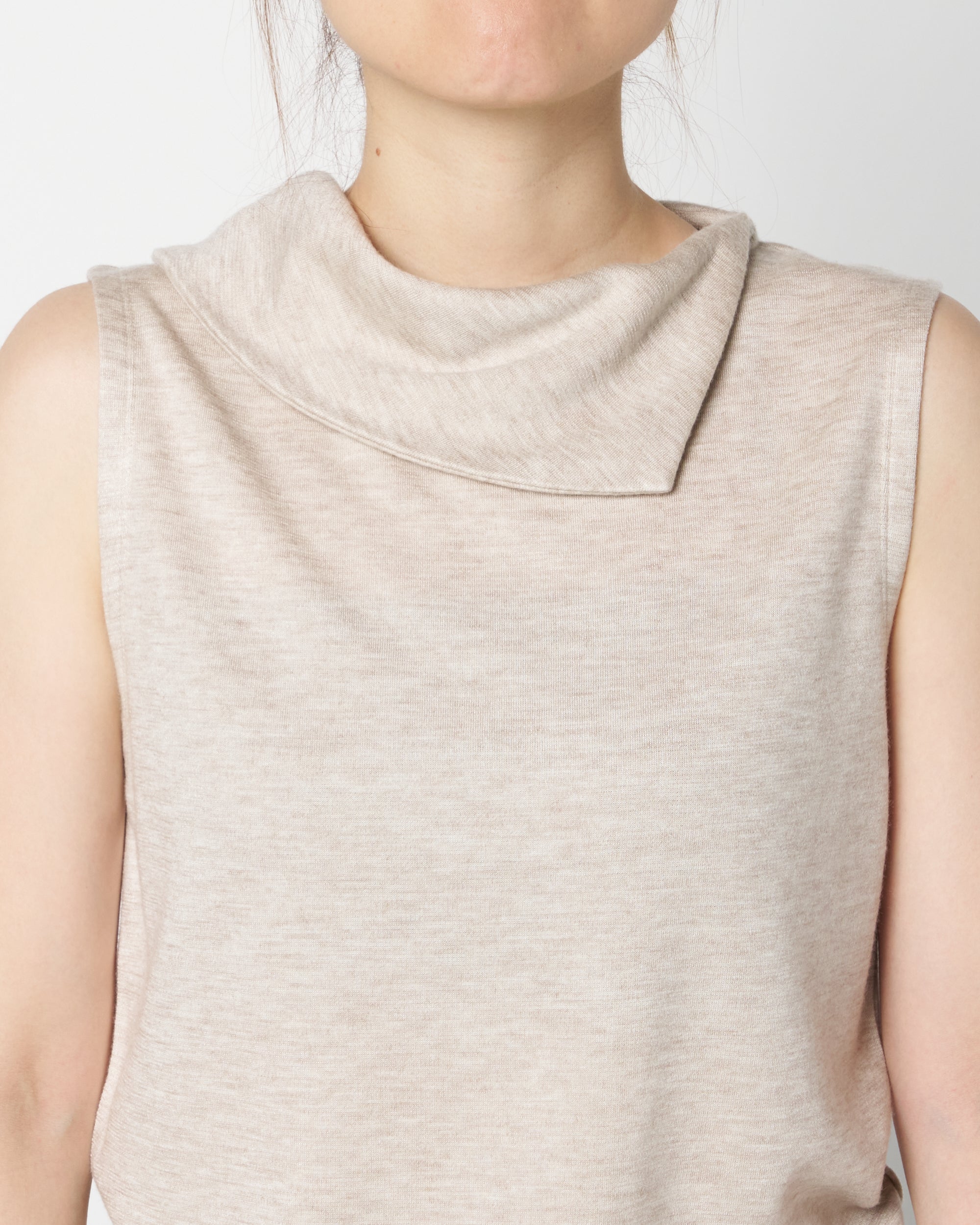 Asymmetrical Collar Top