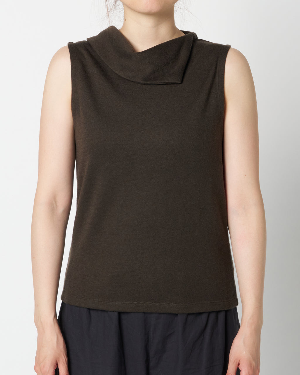 Asymmetrical Collar Top