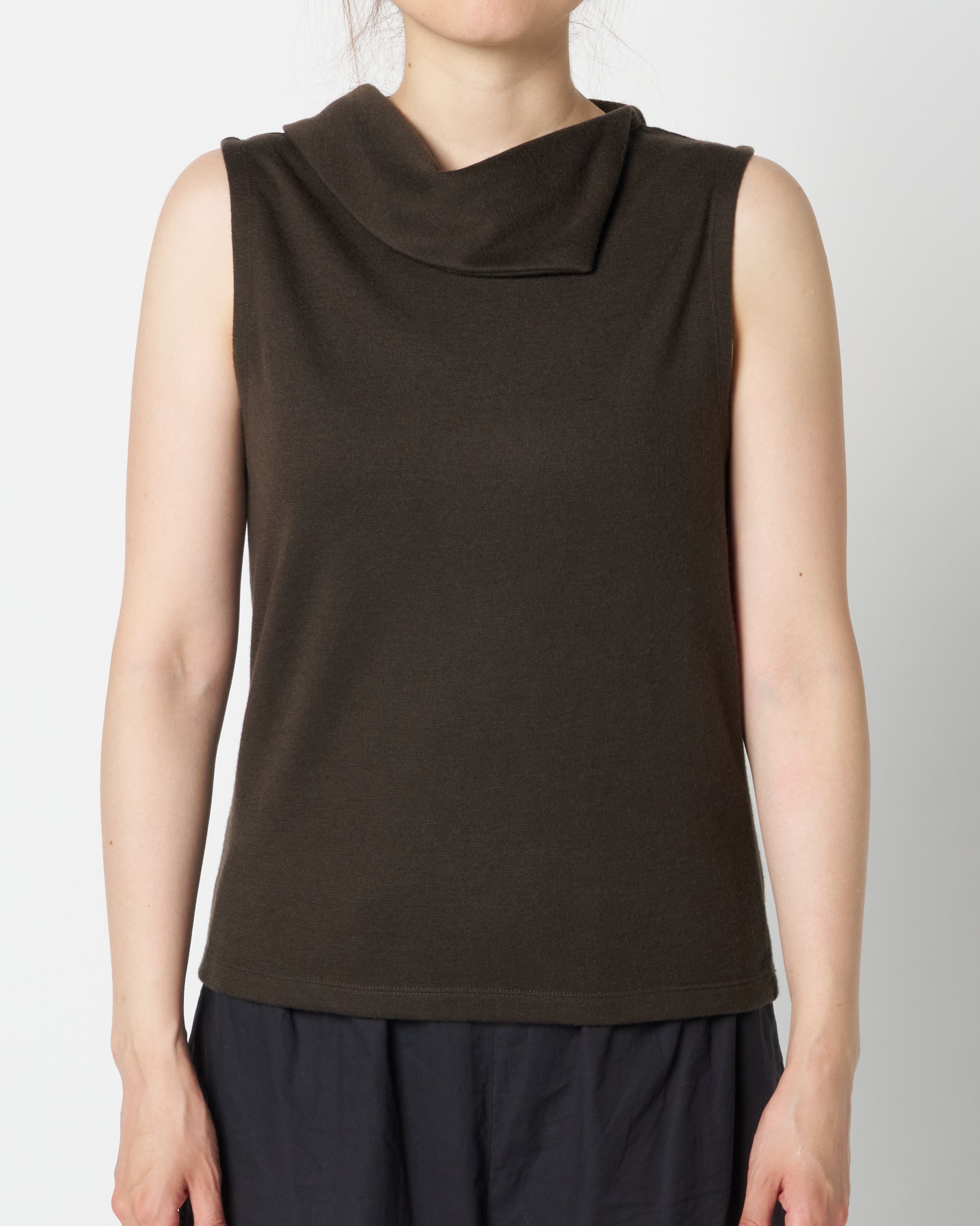 Asymmetrical Collar Top