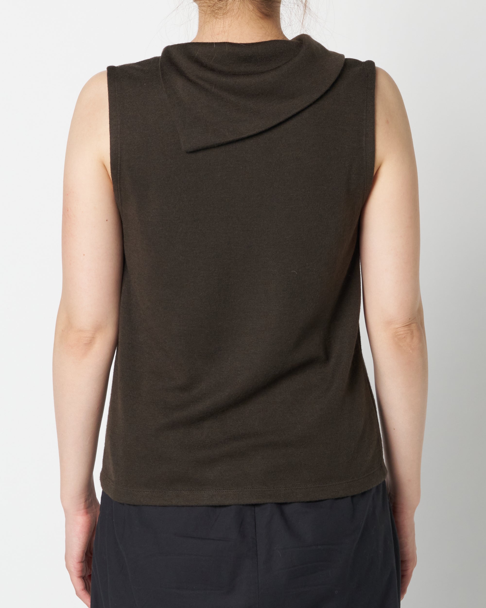 Asymmetrical Collar Top