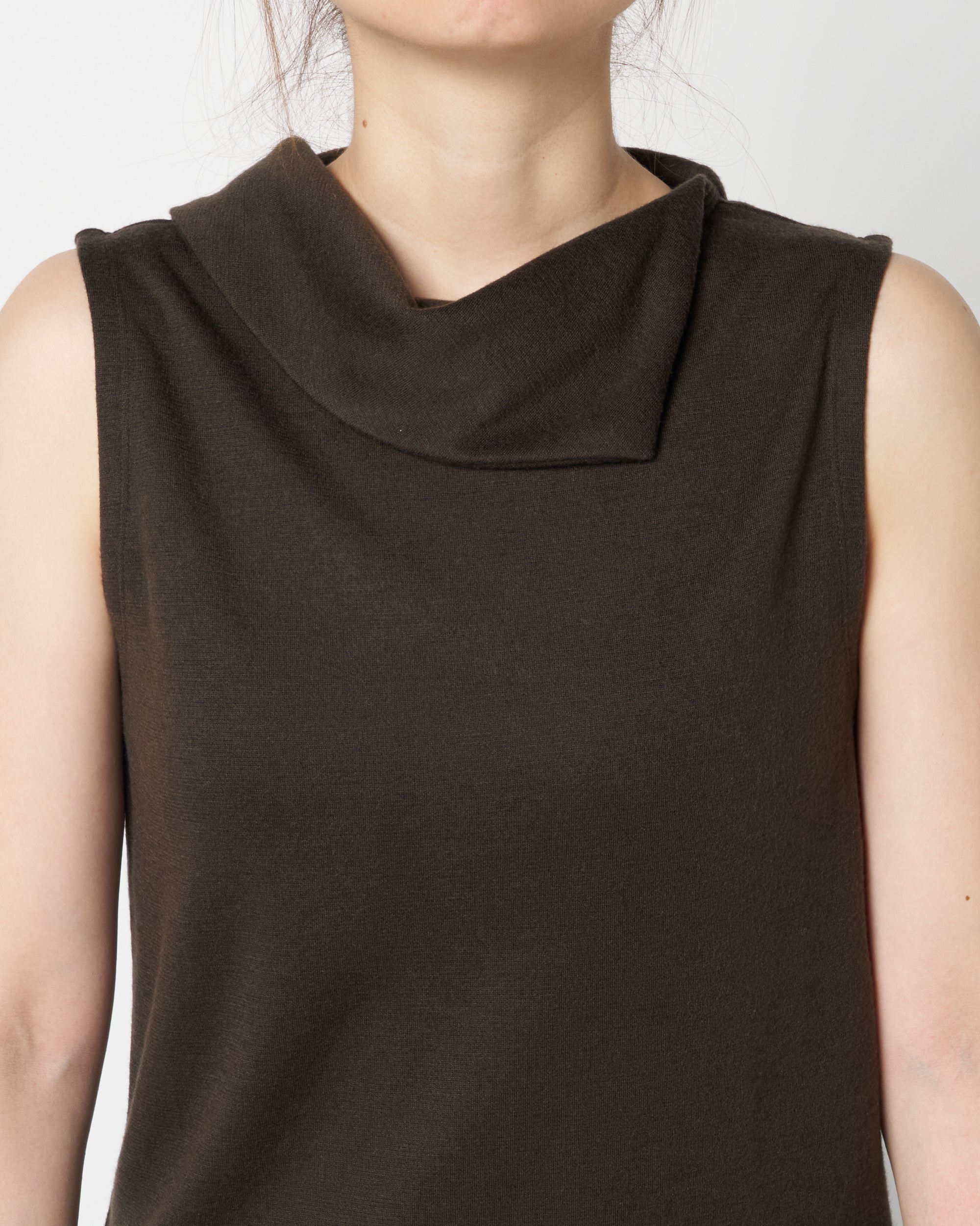 Asymmetrical Collar Top
