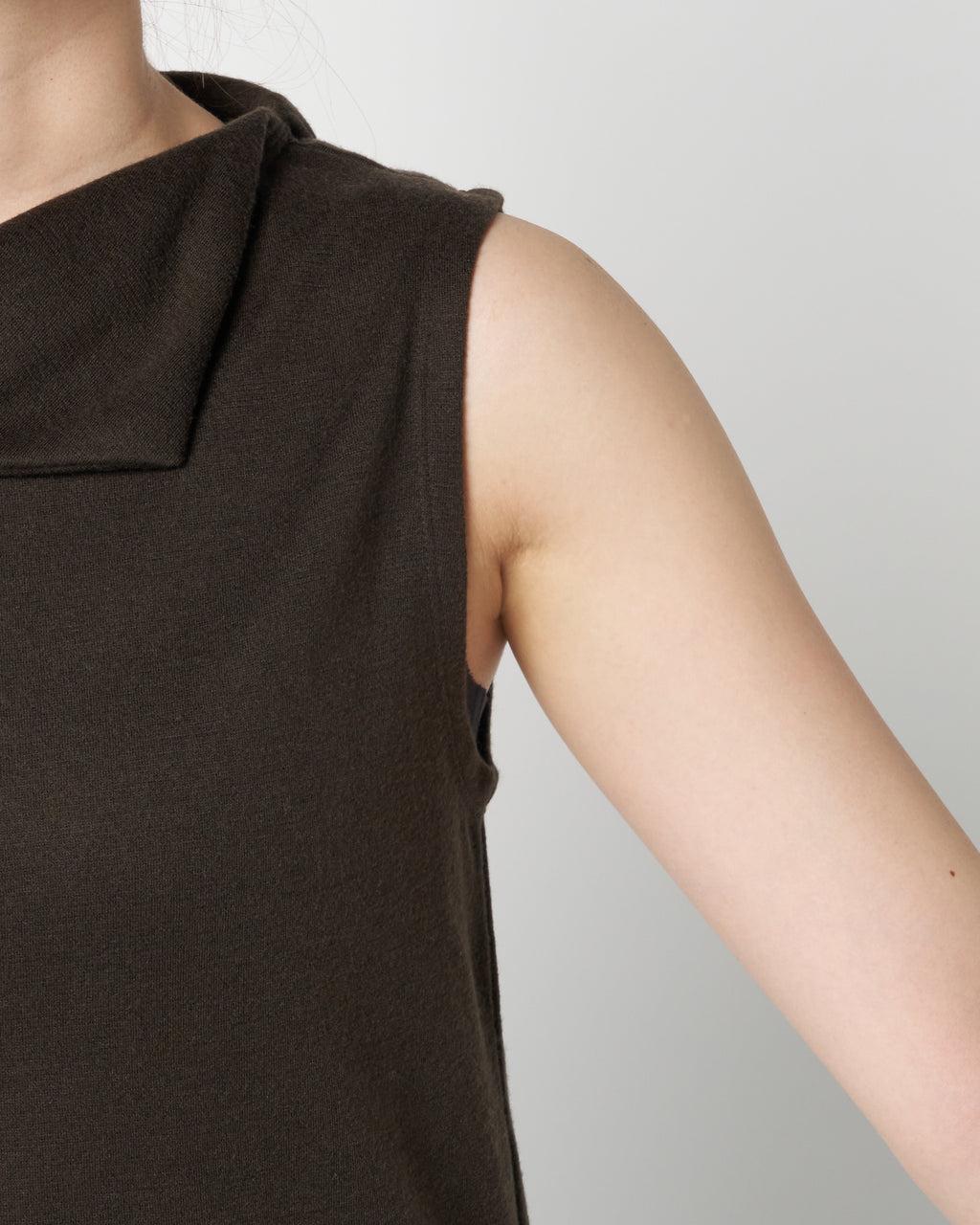 Asymmetrical Collar Top