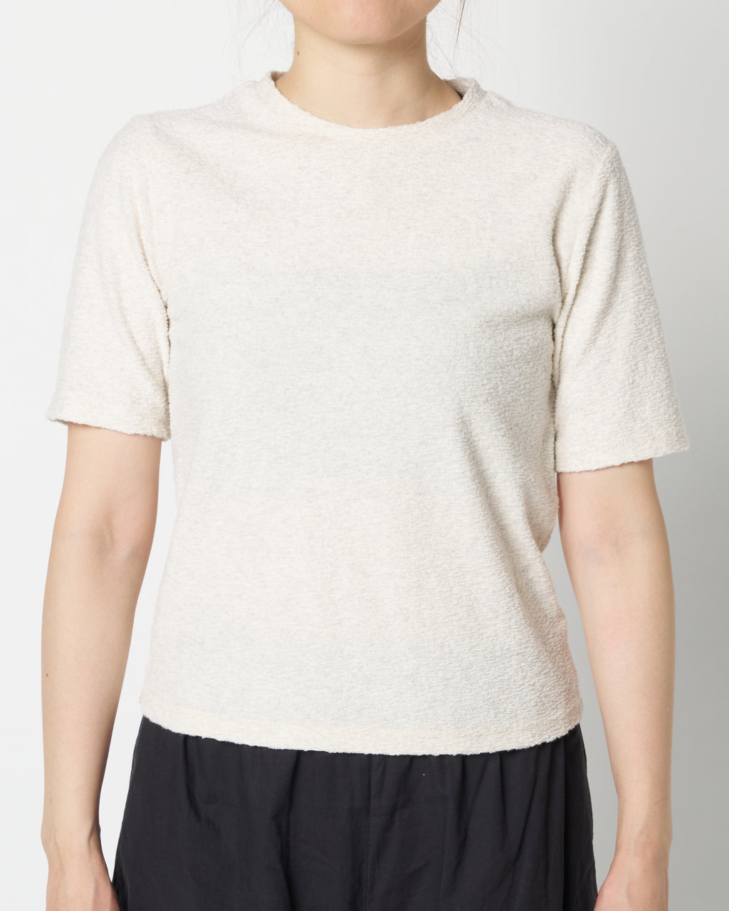 Embroidered Pile T-Shirt