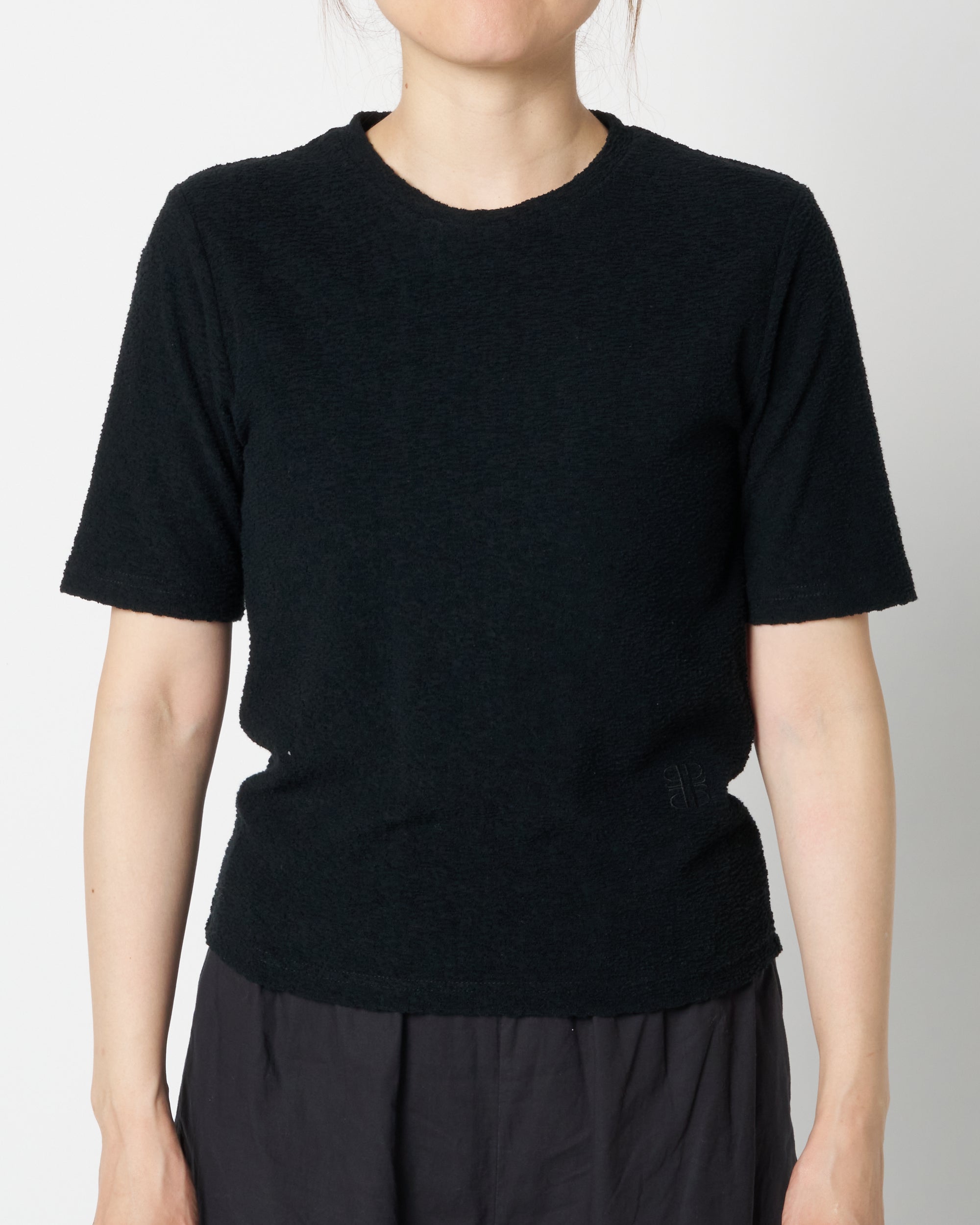 Embroidered Pile T-Shirt
