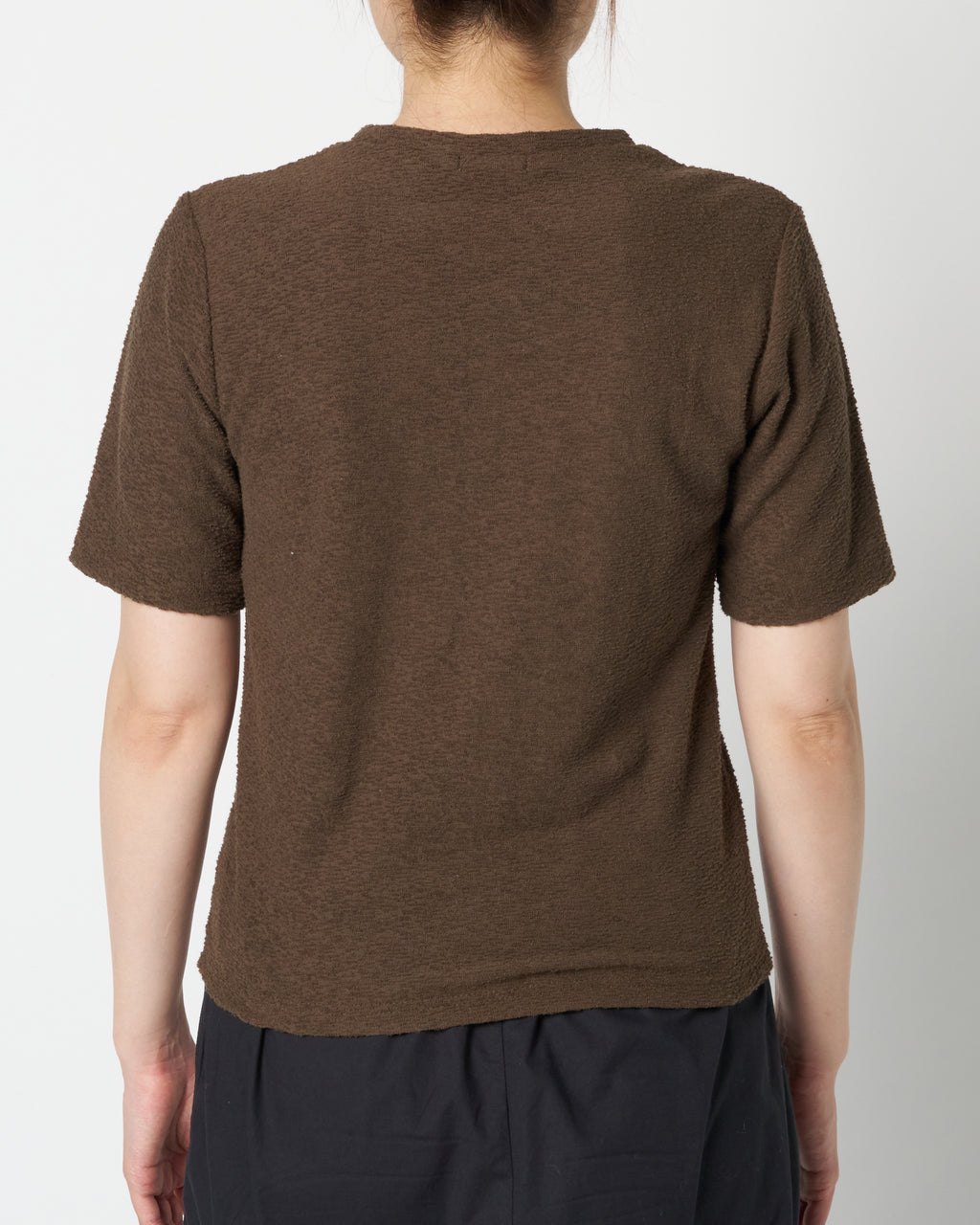 Embroidered Pile T-Shirt