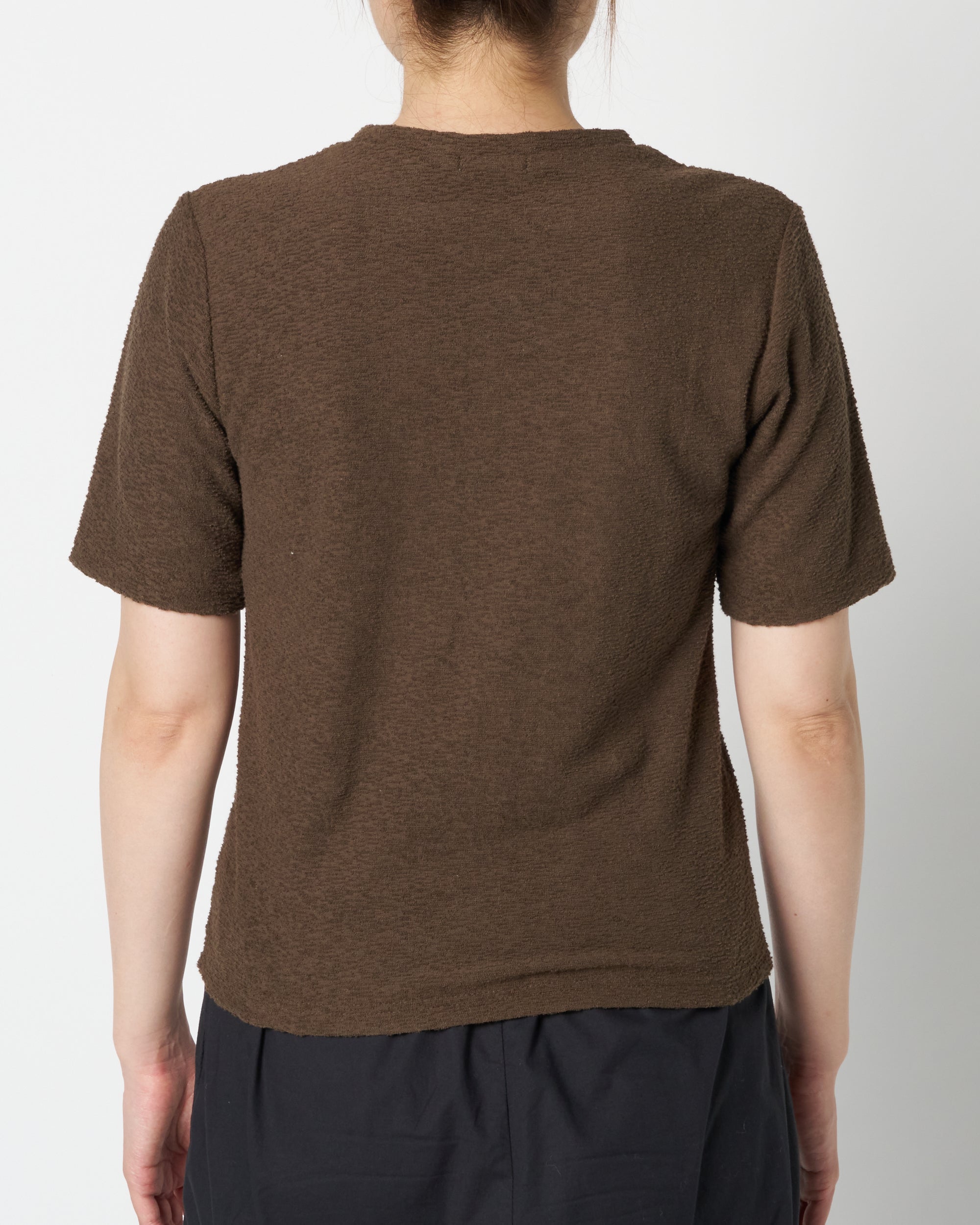 Embroidered Pile T-Shirt