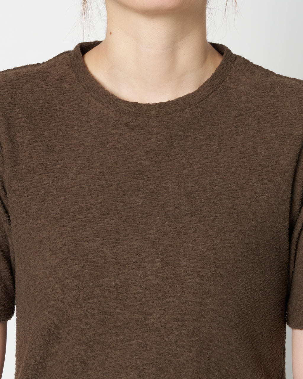Embroidered Pile T-Shirt