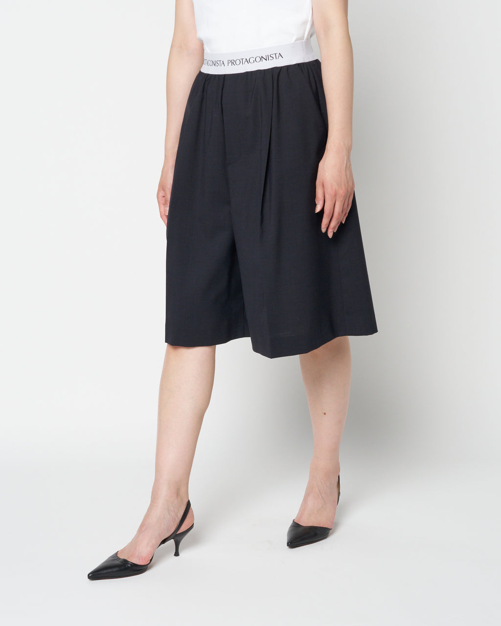 Waist Logo Half Pant