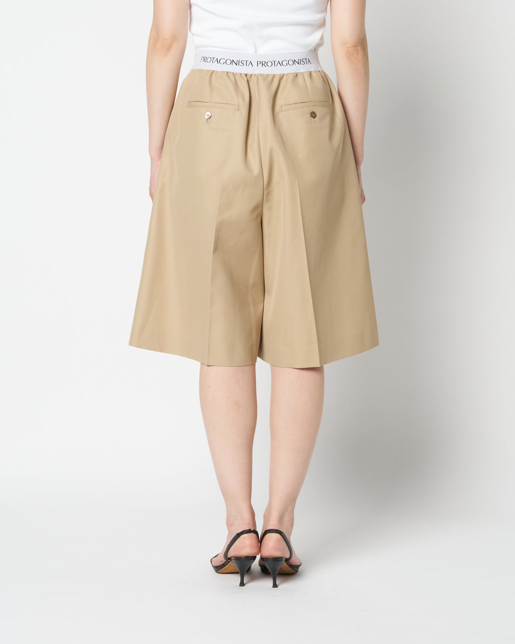 Waist Logo Chino Half Pant