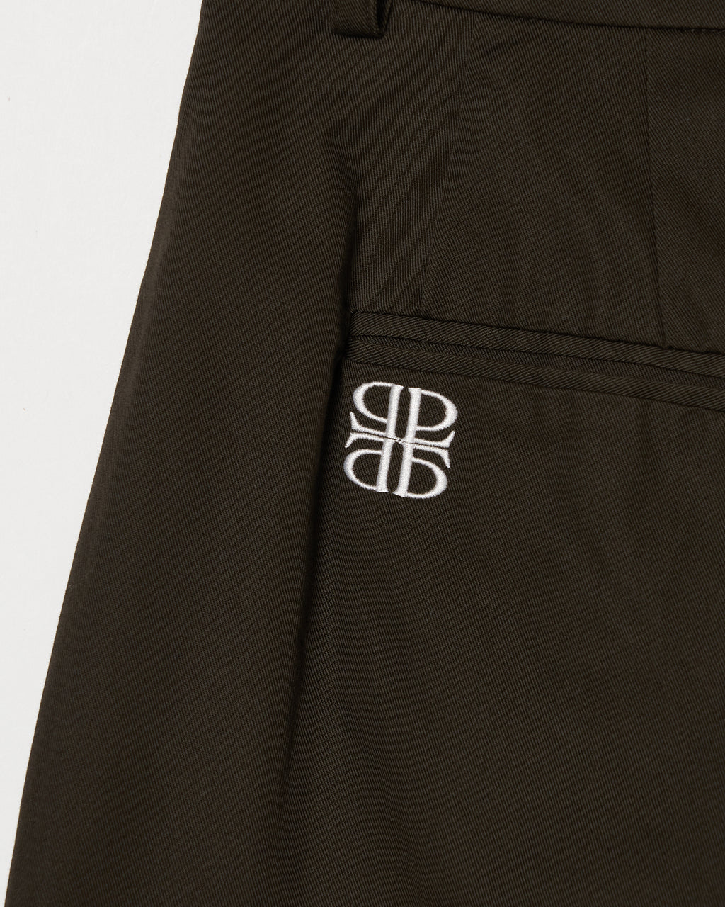 Embroidered Chino Pants