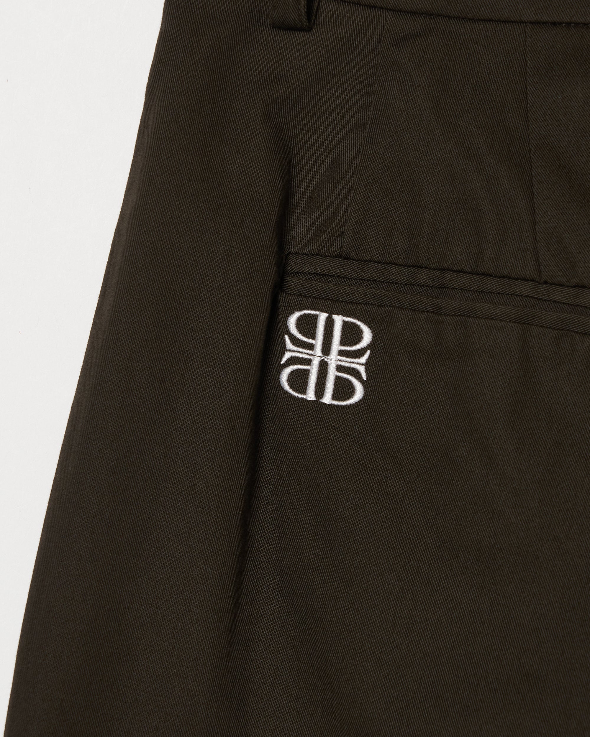 Embroidered Chino Pants
