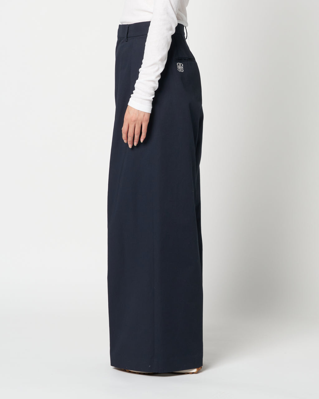 Embroidered Chino Pants