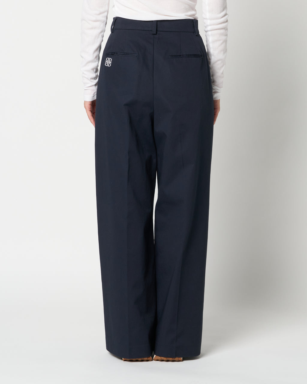 Embroidered Chino Pants