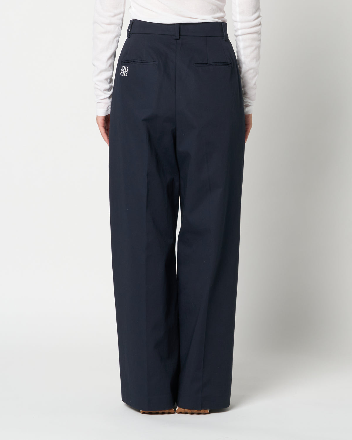 Embroidered Chino Pants