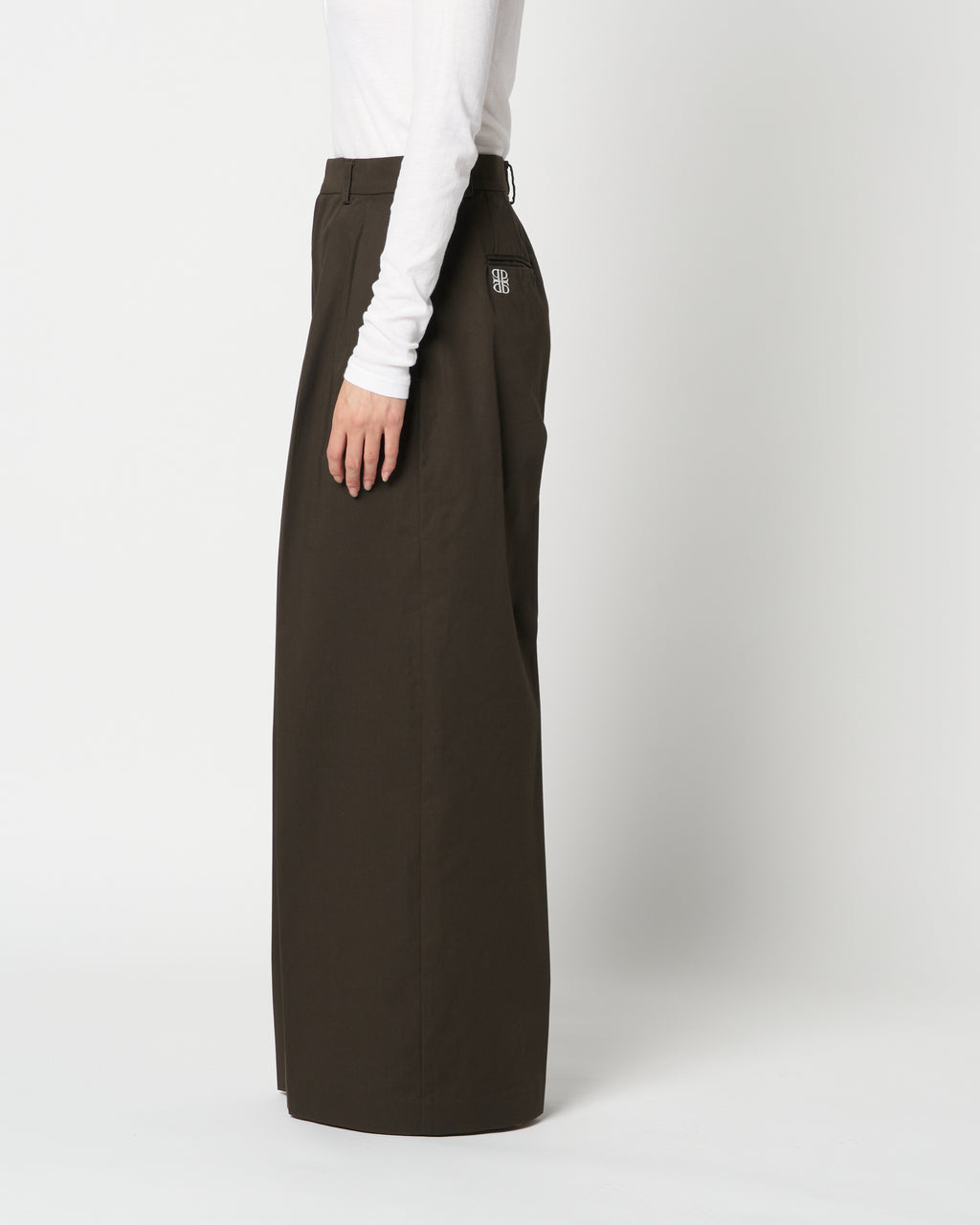 Embroidered Chino Pants