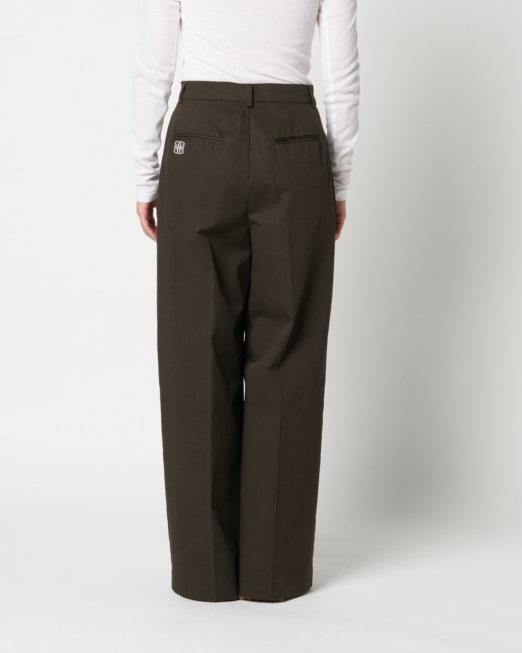Embroidered Chino Pants