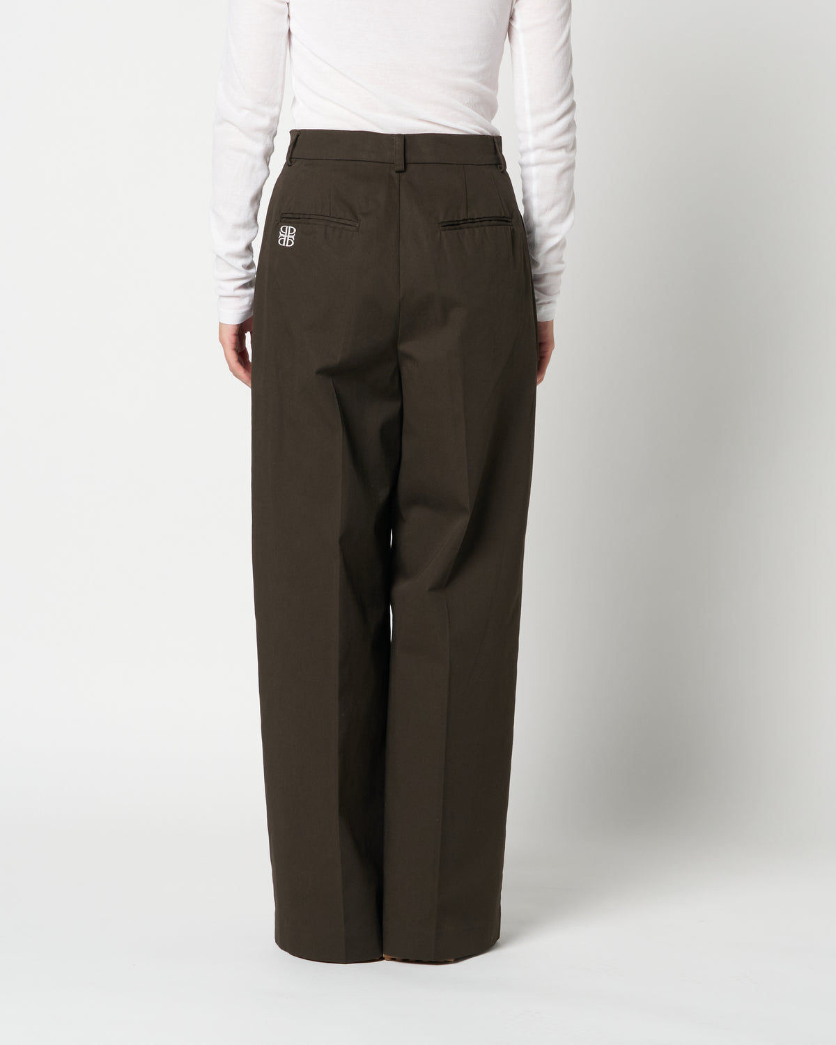 Embroidered Chino Pants