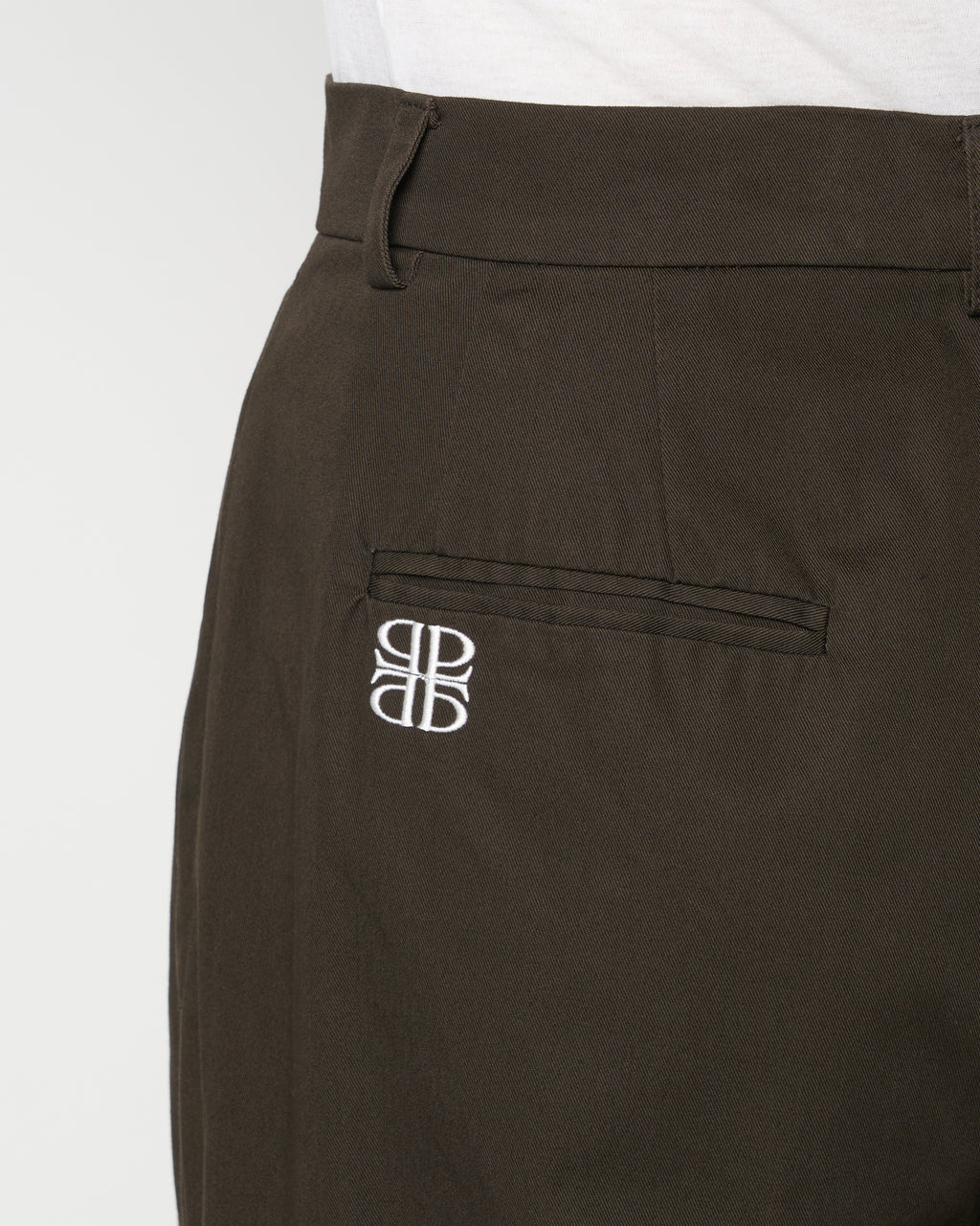 Embroidered Chino Pants
