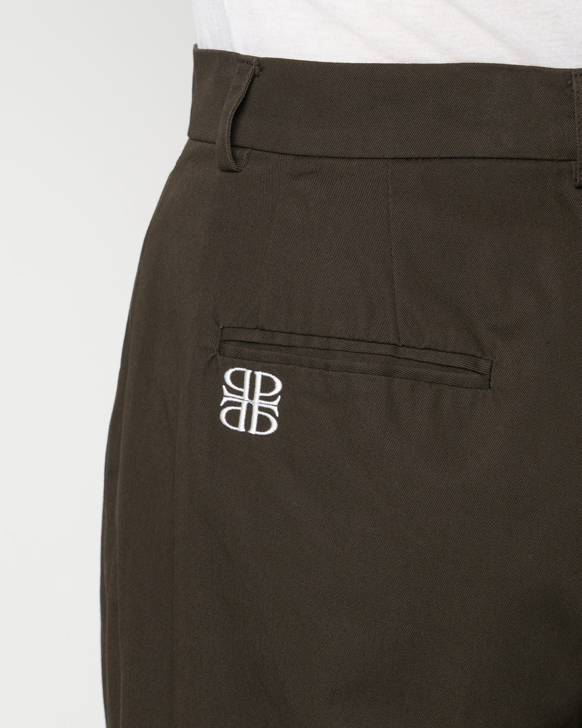 Embroidered Chino Pants