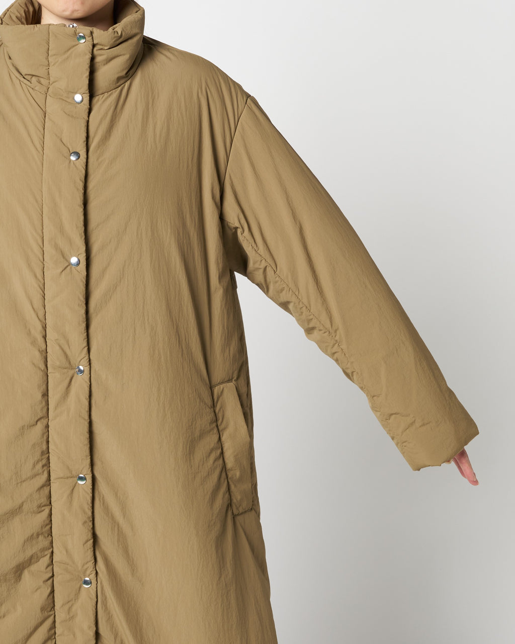Stand Collar Padded Coat