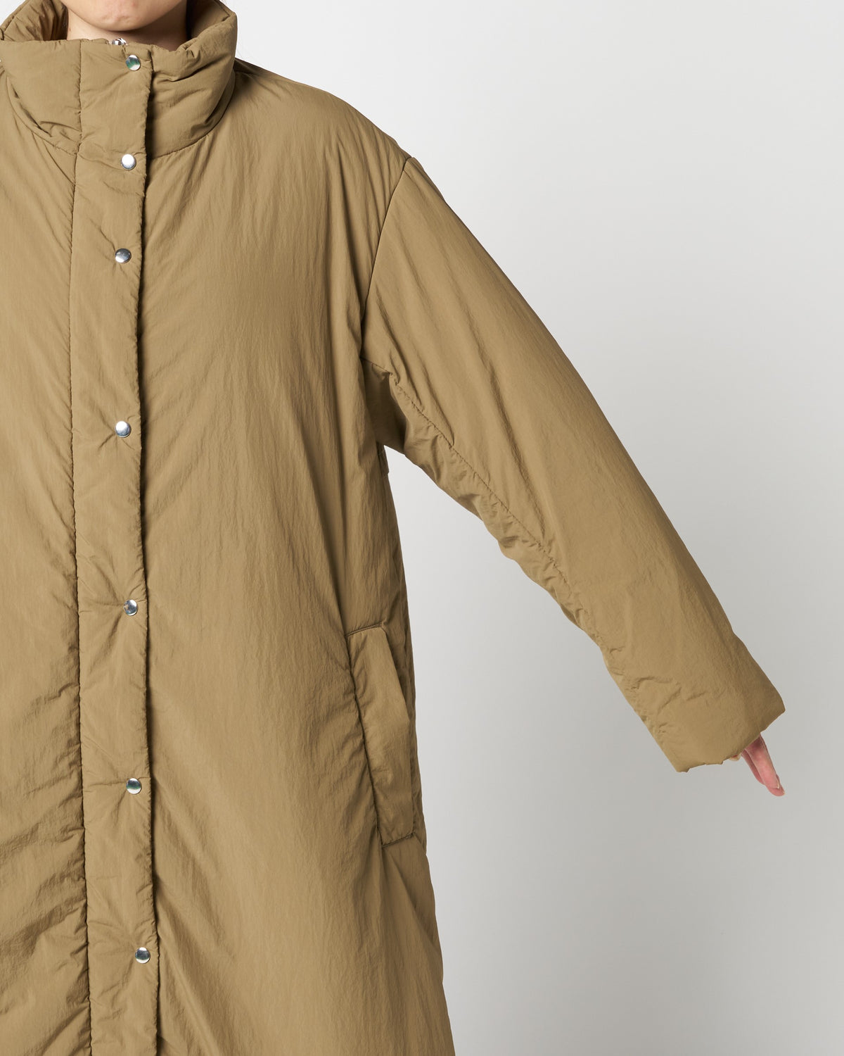 Stand Collar Padded Coat