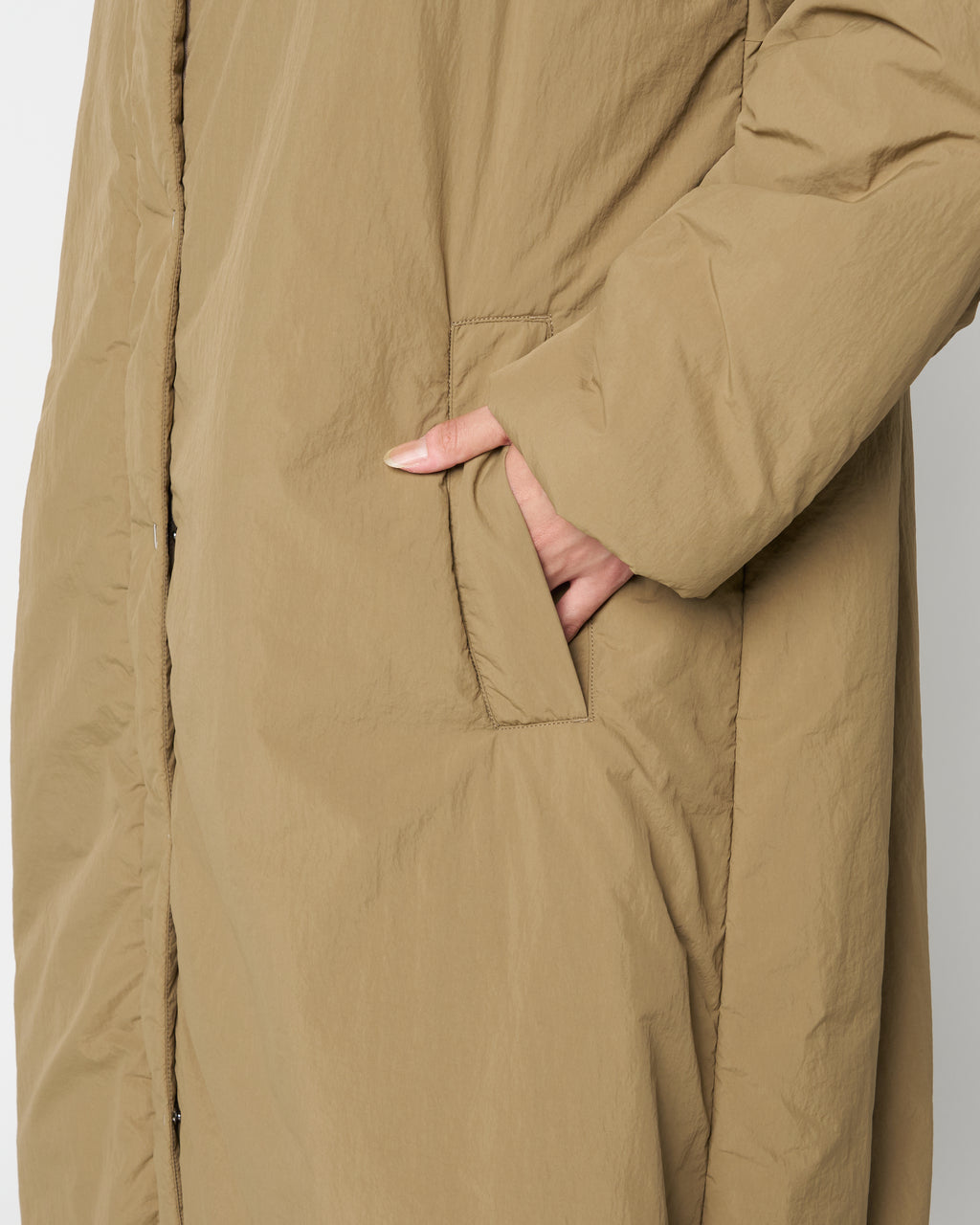 Stand Collar Padded Coat