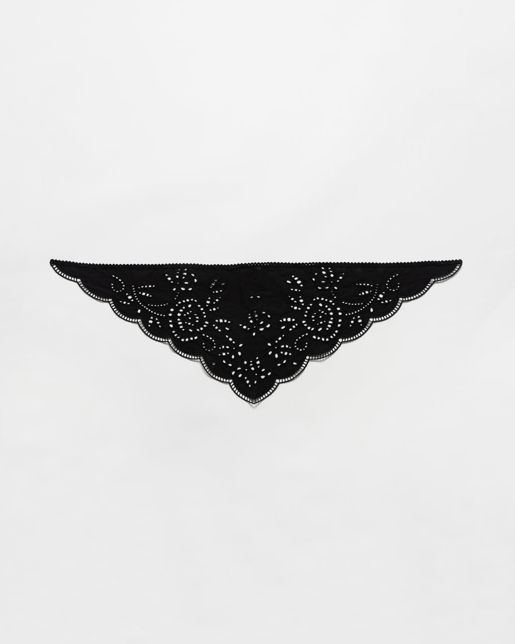 Lace triangle scarf