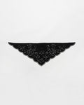 Lace triangle scarf