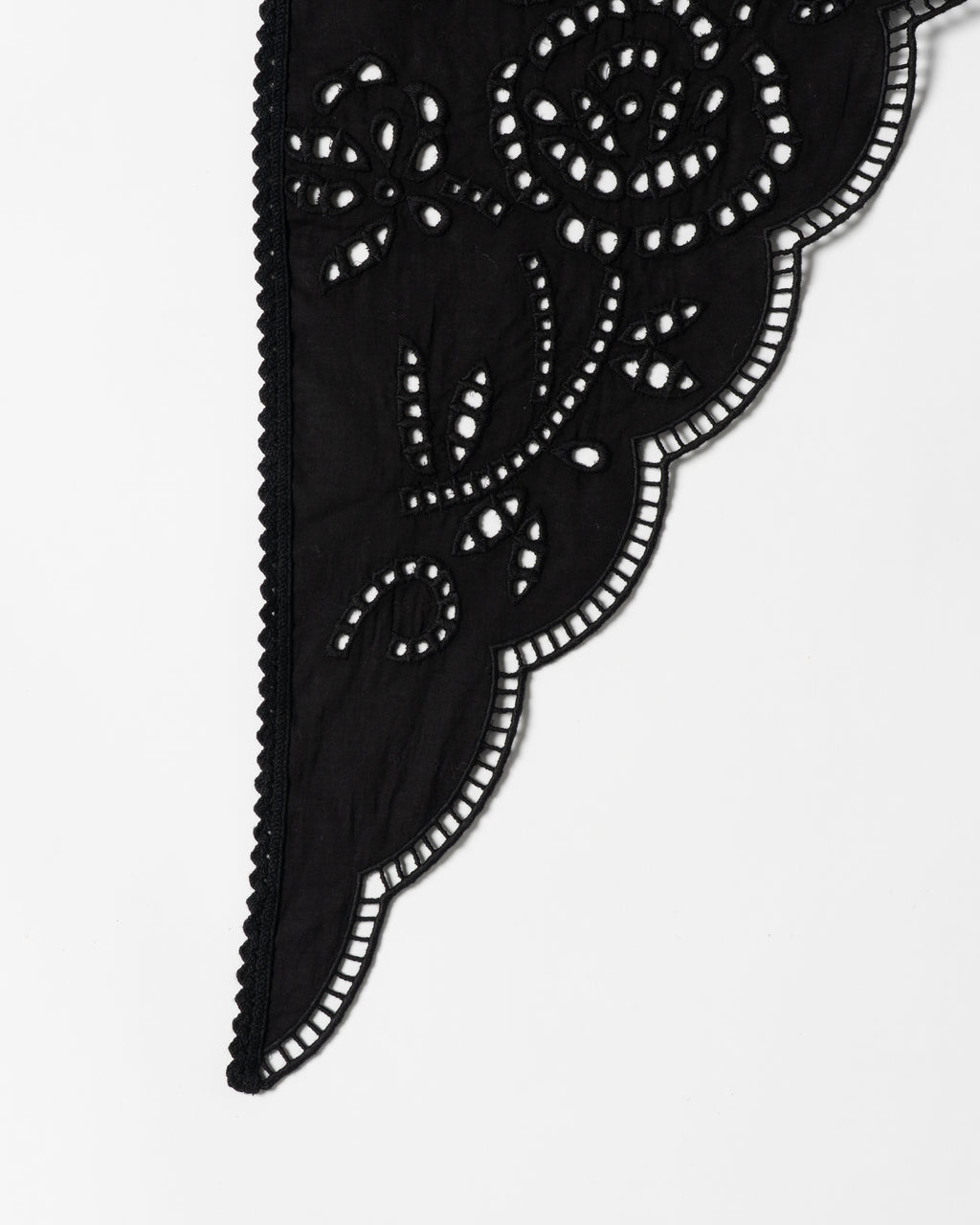Lace triangle scarf
