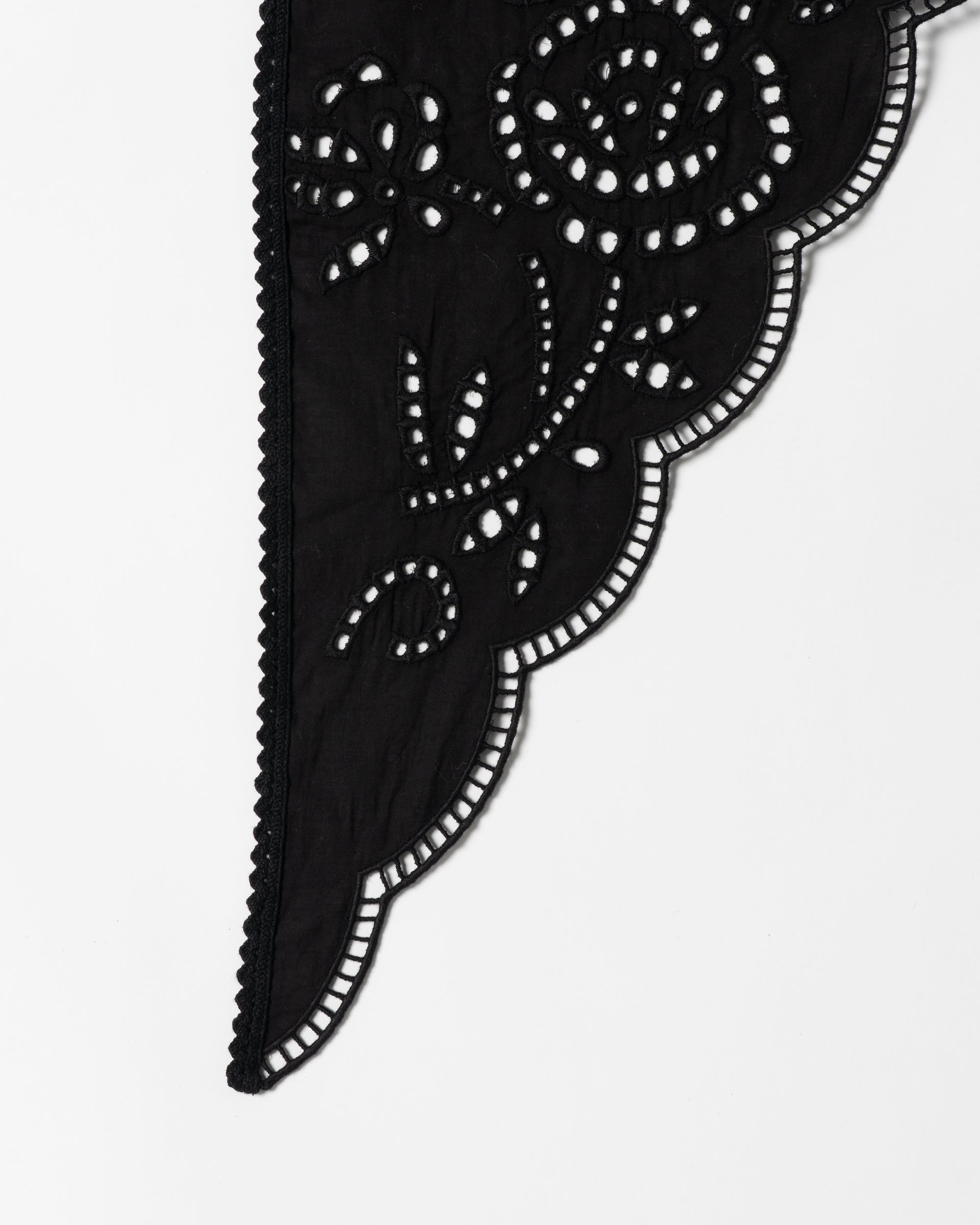 Lace triangle scarf